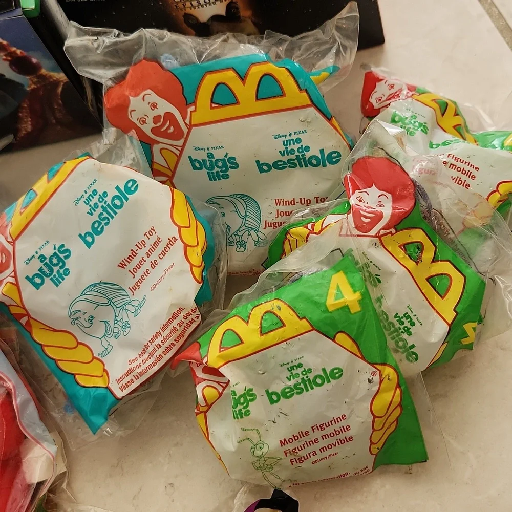Vtg 32 Happy Meal Toys Late 1990s McDonald's Burger King Taco Bell Chick-fil-A - Picture 3 of 9